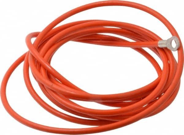 Hubbell Workplace Solutions GCSI-EE-10 19 AWG, 10 Ft., Terminal, Grounding Cable with Clamps 