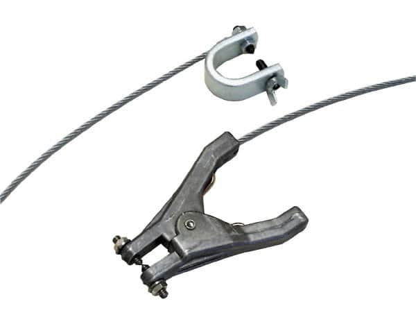 Hubbell Workplace Solutions GCSI-HC-03 19 AWG, 3 Ft., C-Clamp, Hand Clamp, Grounding Cable with Clamps 