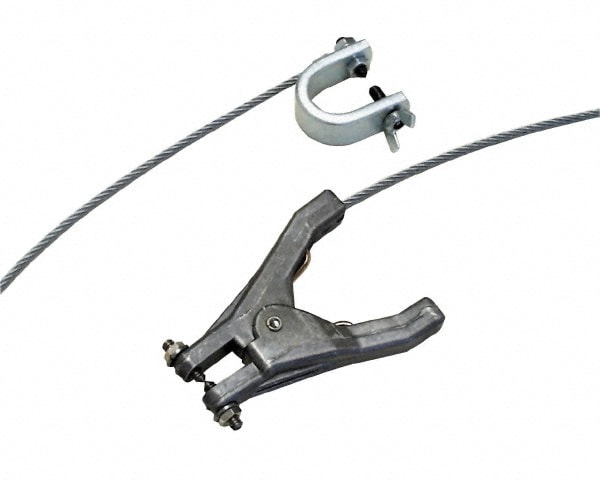 Hubbell Workplace Solutions GCSI-HC-03 19 AWG, 3 Ft., C-Clamp, Hand Clamp, Grounding Cable with Clamps Image