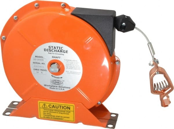 Hubbell Workplace Solutions SD-2050N 1/8 Inch x 50 Ft. Stranded Cable Grounding Reel 