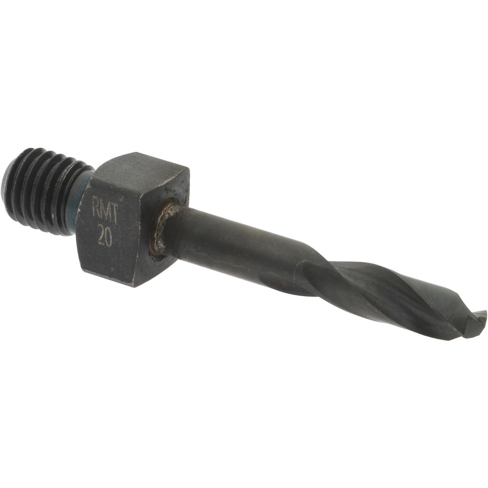 Threaded Shank Drill Bit: #20, 135 ° Point, 1/4-28 Shank, Cobalt