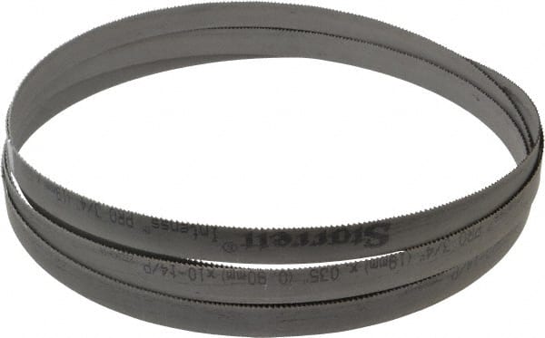 Starrett 15412 Welded Bandsaw Blade: 14 6" Long, 0.035" Thick, 10 to 14 TPI 