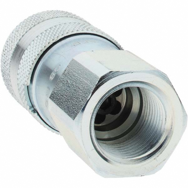 Parker 1/214 NPSF Steel Hydraulic Hose Coupler 03399938 MSC