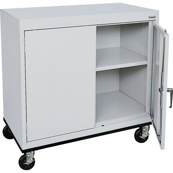 Sandusky Lee 2 Shelf Mobile Storage 03404092 MSC Industrial Supply