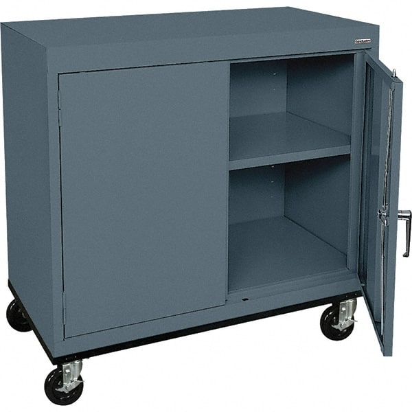 Sandusky Lee 2 Shelf Mobile Storage Cabinet 03404134 Msc