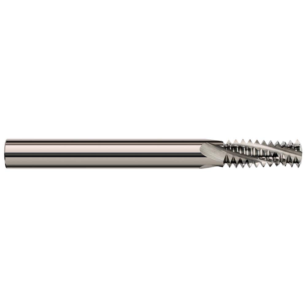 Harvey Tool 70010 Helical Flute Thread Mill: #2-56, Internal & External, 3 Flute, 1/8" Shank Dia, Solid Carbide 