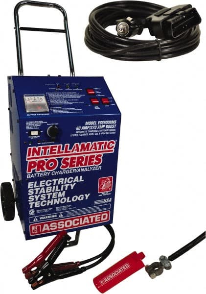 Ace | Intellamatic Automatic Charger/Battery Maintainer: 12VDC - 60 A, 270 Peak Amps, 6.5’ Cable | Part #ESS6008MSK