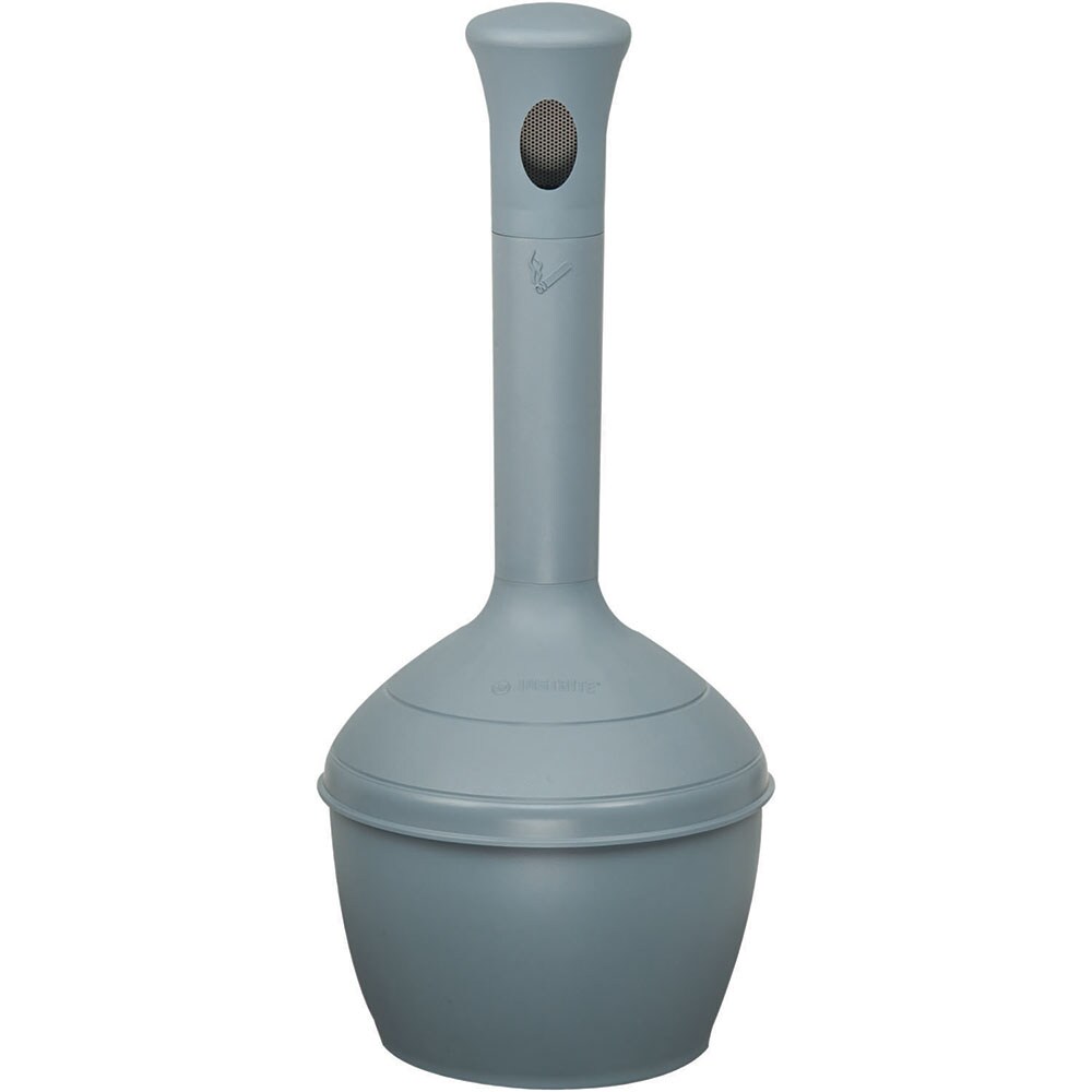 Cigarette-Waste Receptacles & Butt Cans; Type: Cigarette/Cigar Receptacle ; Material: Polyethylene ; Volume Capacity (Gal.): 4.00 ; Wall Mount: No ; Height (Decimal Inch): 38.000000 ; Diameter (Inch): 12