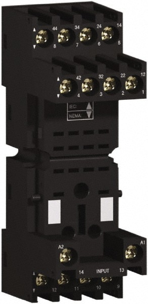 250 Volt, 10 Amp, Flat Relay Socket