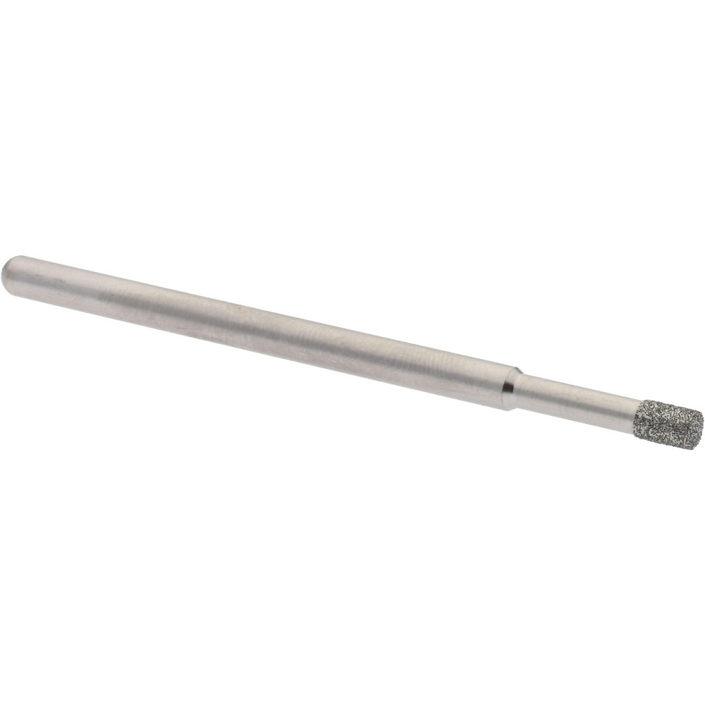 0.109" Head Diam x 0.157" Head Thickness Diamond (Abrasive) Grinding Pin - 1/8" Shank Diam Fine Grade, 120 Grit