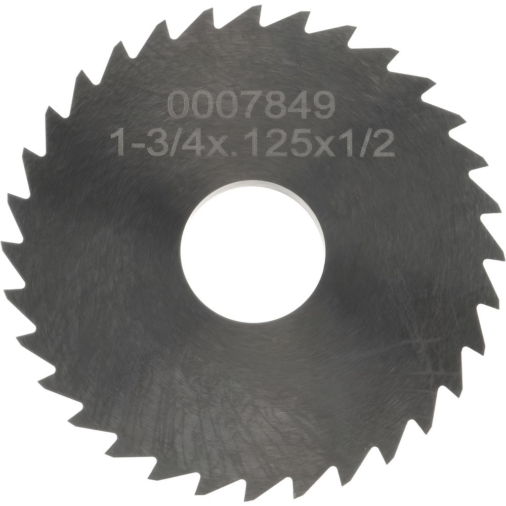 Slitting & Slotting Saw: 1-3/4" Dia, 1/8" Thick, 32 Teeth, Solid Carbide