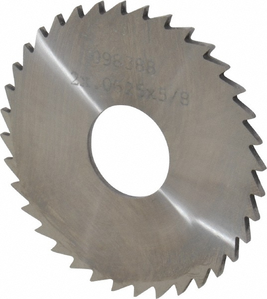Made in USA XSPEC1166 Slitting & Slotting Saw: 2" Dia, 1/16" Thick, 36 Teeth, Solid Carbide Image