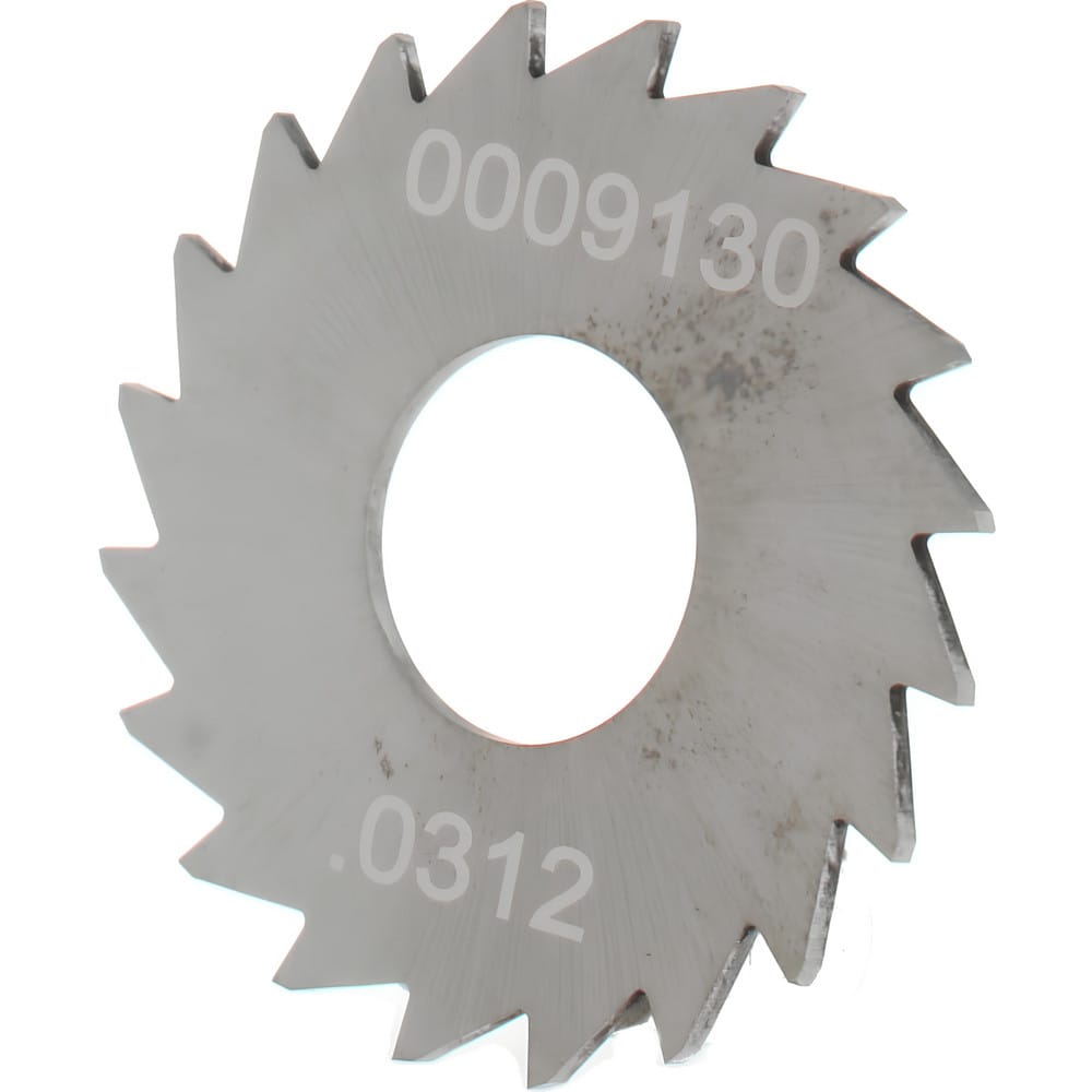 Slitting & Slotting Saw: 1" Dia, 0.0313" Thick, 20 Teeth, Solid Carbide