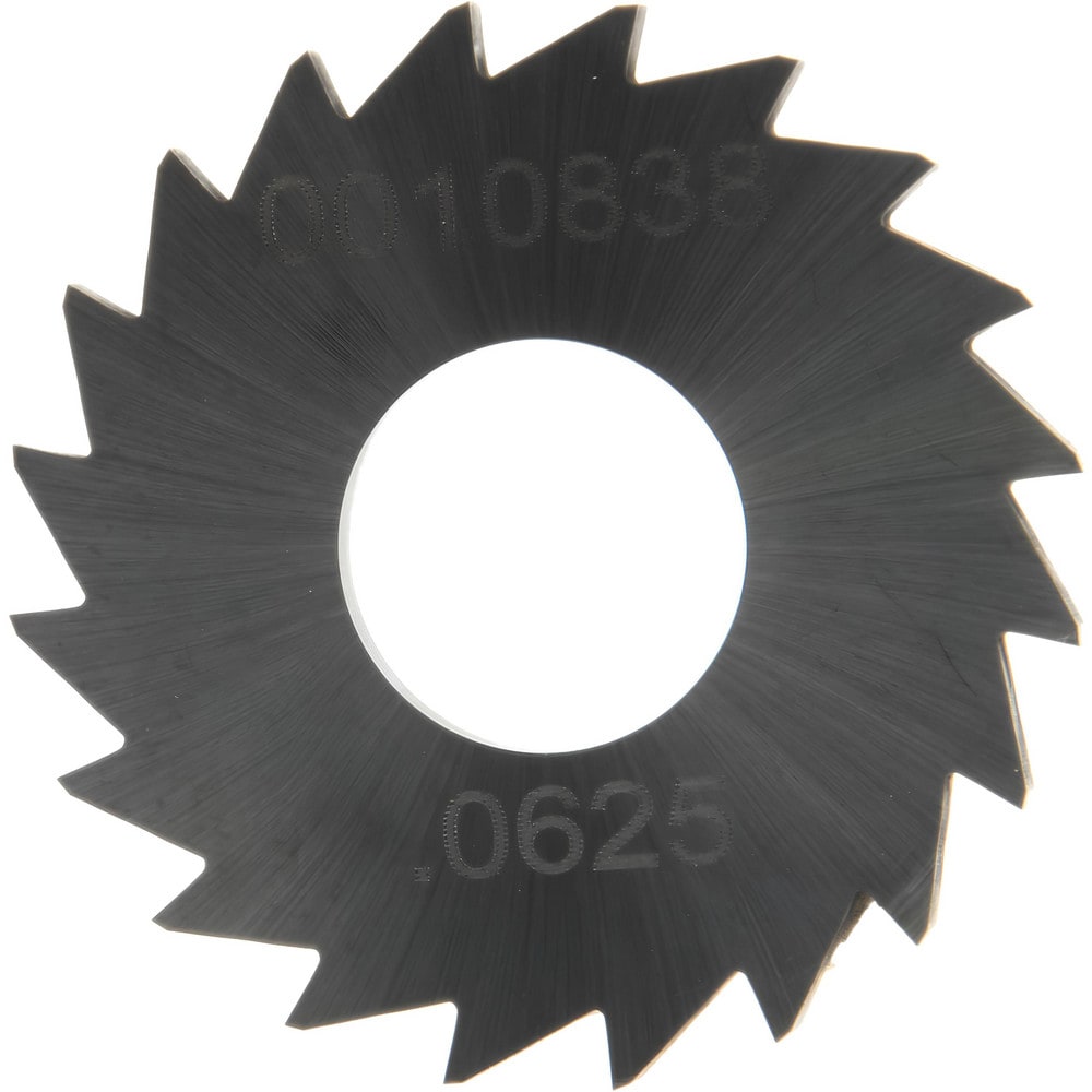 Slitting & Slotting Saw: 1" Dia, 1/16" Thick, 20 Teeth, Solid Carbide