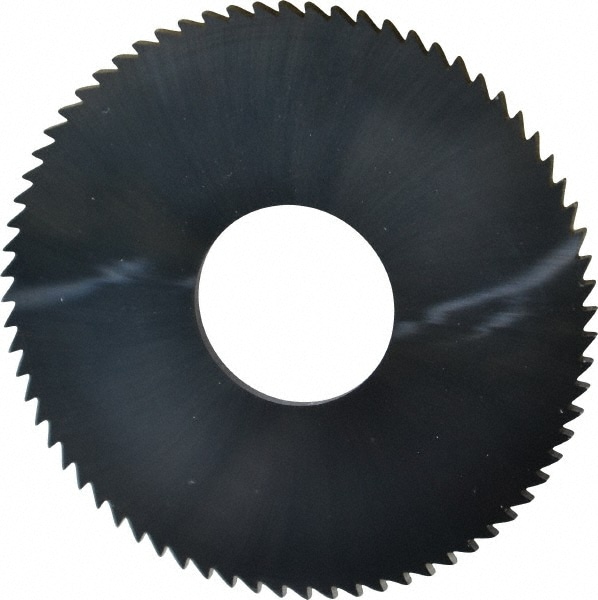 Slitting & Slotting Saw: 3" Dia, 0.0938" Thick, 1" Arbor Hole, 72 Teeth, Solid Carbide