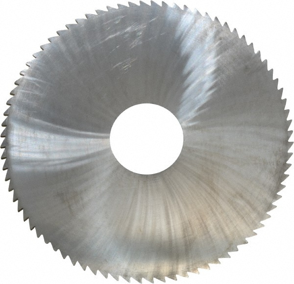 Made in USA X6E0937 Slitting & Slotting Saw: 4" Dia, 0.0938" Thick, 1" Arbor Hole, 80 Teeth, Solid Carbide Image