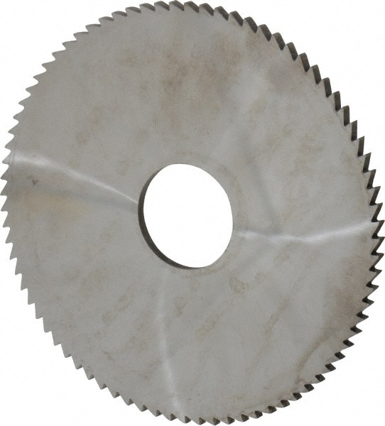 Made in USA X7E125 Slitting & Slotting Saw: 4" Dia, 1/8" Thick, 1" Arbor Hole, 80 Teeth, Solid Carbide Image