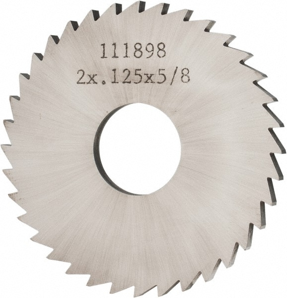 Made in USA XSPEC1587 Slitting & Slotting Saw: 2" Dia, 1/8" Thick, 36 Teeth, Solid Carbide Image