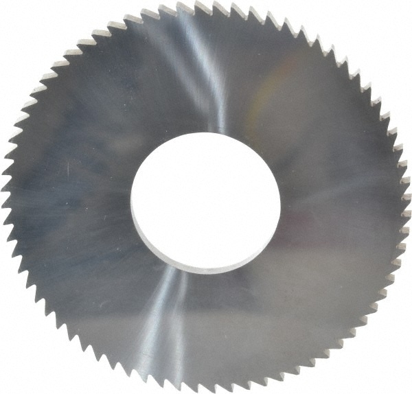 Made in USA X7C12572 Slitting & Slotting Saw: 2-3/4" Dia, 1/8" Thick, 1" Arbor Hole, 72 Teeth, Solid Carbide Image