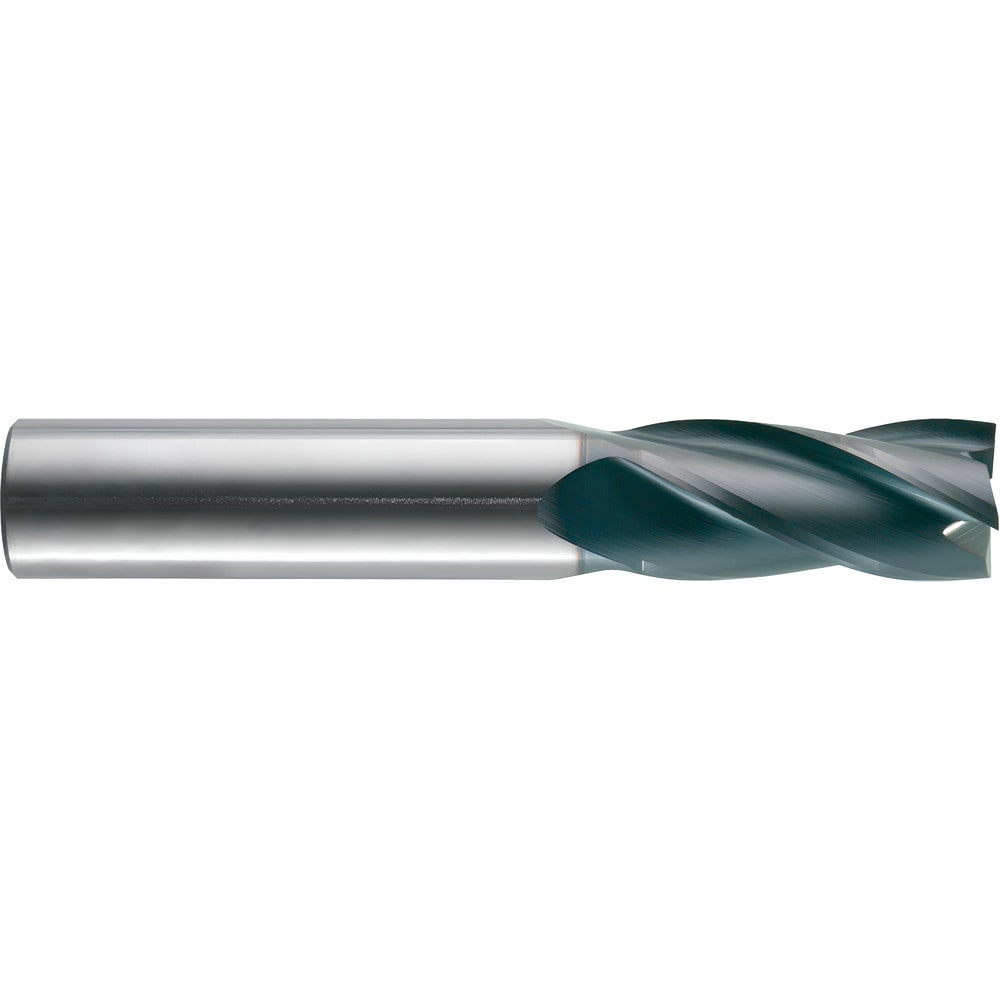 Corner Chamfer End Mill: 1/8" Dia, 1/2" LOC, 4 Flutes, 0.0030 to 0.0050" Chamfer Width, Solid Carbide
