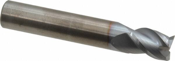 RobbJack ST-341-16-C Corner Chamfer End Mill: 0.5" Dia, 0.625" LOC, 3 Flute, 0.006 to 0.009" Chamfer Width, Solid Carbide 