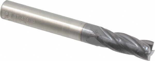 RobbJack ST-434-10-A Corner Chamfer End Mill: 0.3125" Dia, 0.8125" LOC, 4 Flute, 0.004 to 0.006" Chamfer Width, Solid Carbide Image