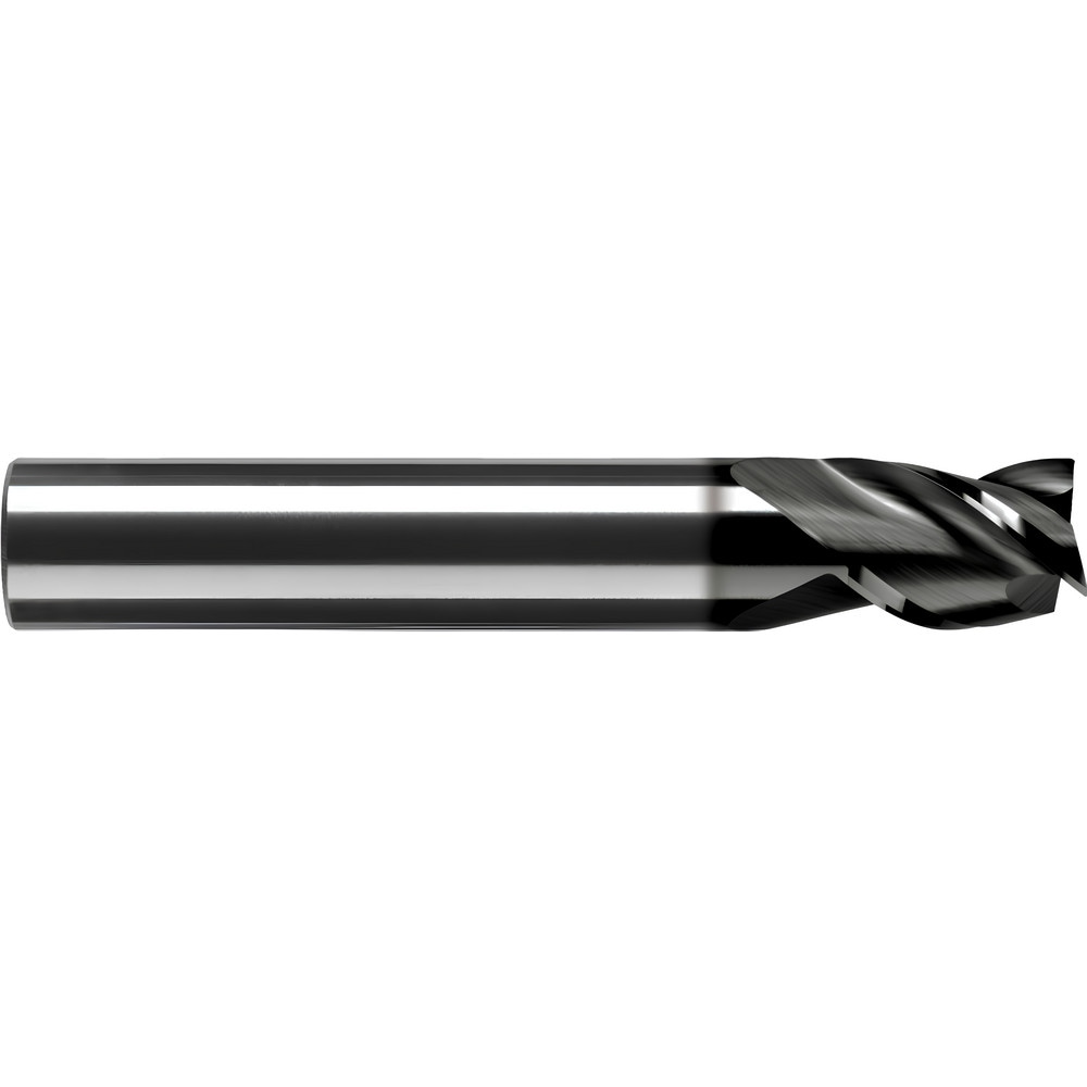 Corner Chamfer End Mill: 1/8" Dia, 1/4" LOC, 3 Flutes, 0.0030 to 0.0050" Chamfer Width, Solid Carbide