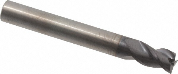 RobbJack ST-341-10-A Corner Chamfer End Mill: 0.3125" Dia, 0.5" LOC, 3 Flute, 0.004 to 0.006" Chamfer Width, Solid Carbide Image