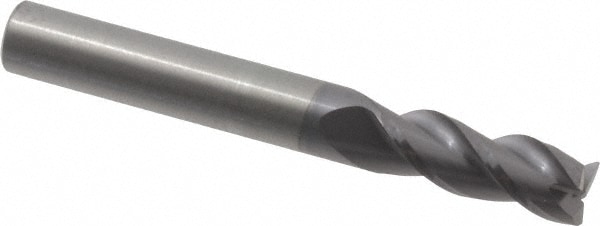 RobbJack ST-343-10-A Corner Chamfer End Mill: 0.3125" Dia, 0.8125" LOC, 3 Flute, 0.004 to 0.006" Chamfer Width, Solid Carbide Image