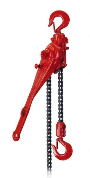 1,500 Lb Capacity, 56-1/2" Lift Height, Roller Chain Manual Lever Hoist