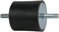 Tech Products FEN483616HWT 1190 Lb Capacity, 1/2-13 Stud/Stud Vibration Isolator 