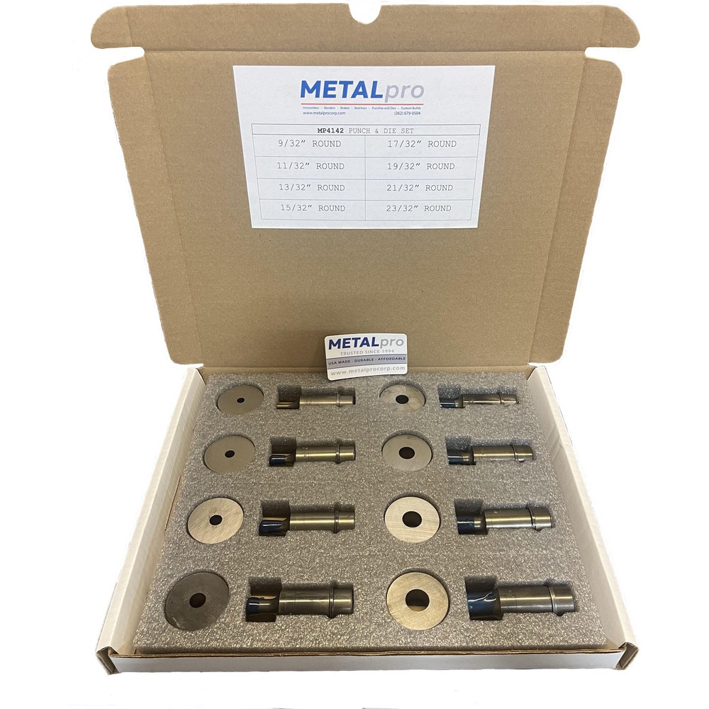 MP4142 - 8PC Round Punch and Die Set