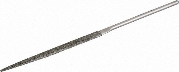 Half Round Needle Diamond File: 5-1/2" OAL, Fine Grade