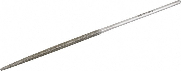 Square Needle Diamond File: 5-1/2" OAL, Fine Grade