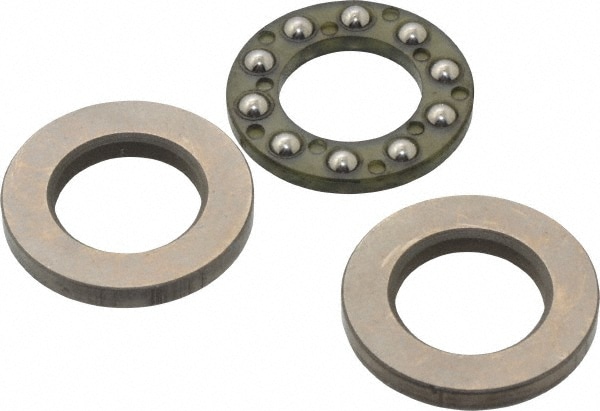 Boston Gear 17201 Thrust Ball Bearing: 1/2" ID, 7/8" OD, 3/8" Thick, Ball Image