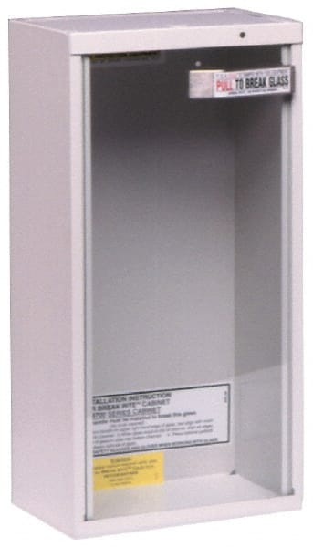 5 Lb. Capacity, Surface Mount, Steel Fire Extinguisher Cabinet