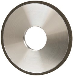 Made in USA 3569027 4" Diam x 1-1/4" Hole x 1/4" Thick, N Hardness, 100 Grit Surface Grinding Wheel Image