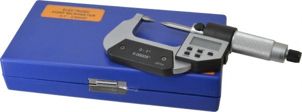 1 Inch, Friction, Electronic Point Micrometer