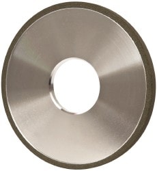 Made in USA 3571080 4" Diam x 1-1/4" Hole x 1/4" Thick, N Hardness, 100 Grit Surface Grinding Wheel Image