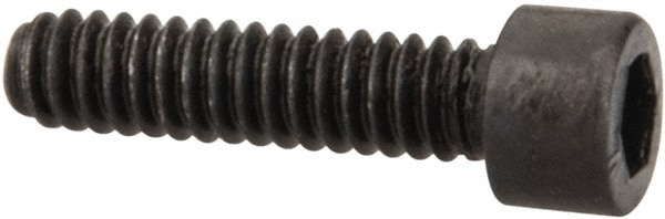 Value Collection 581075PR Hex Head Cap Screw: #1-64 x 5/16", Alloy Steel, Black Oxide Finish Image