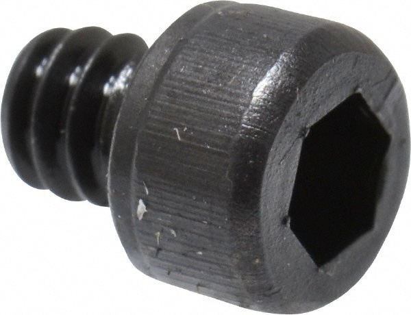 Value Collection 581113PR Hex Head Cap Screw: #4-40 x 1/8", Alloy Steel, Black Oxide Finish Image