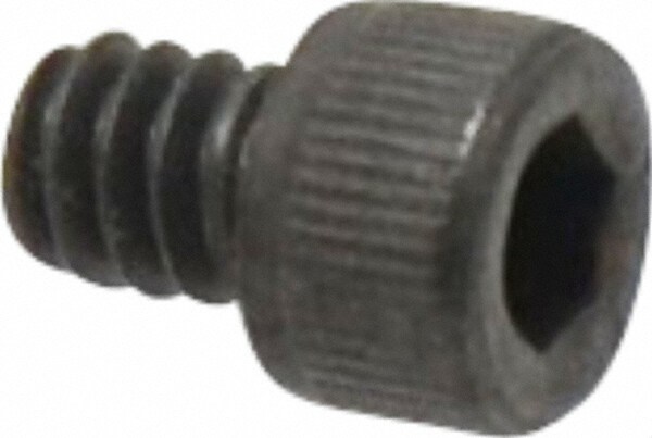 Value Collection 581201PR Hex Head Cap Screw: #6-32 x 3/16", Alloy Steel, Black Oxide Finish Image