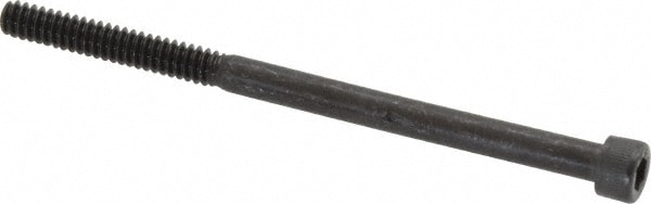 Value Collection 581219PR Hex Head Cap Screw: #6-32 x 2-1/4", Alloy Steel, Black Oxide Finish Image