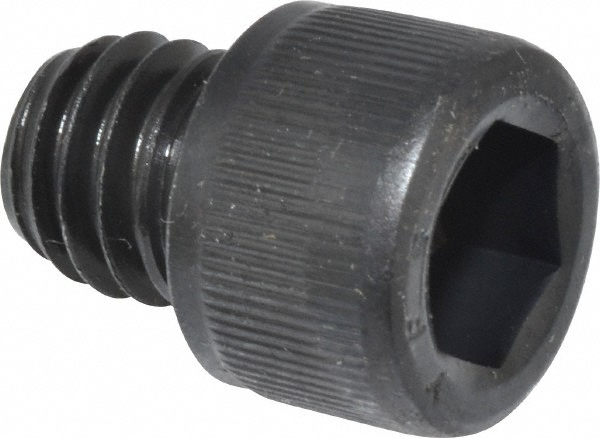 Value Collection 581462PR Hex Head Cap Screw: 3/8-16 x 3/8", Alloy Steel, Black Oxide Finish Image