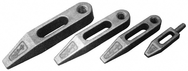 Mitee-Bite 35400 Clamp Strap: Stainless Steel, 3/4-10" Stud, Tapered Nose 