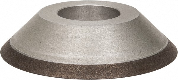 Made in USA 3583523 Tool & Cutting Grinding Wheel: 3-1/2" Dia, 100 Grit, Type 15 Image