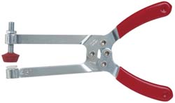 De-Sta-Co 431 4448.22 N Load Capacity, 2.91" Throat Depth, 6.8" OAL, Carbon Steel, C Style Plier Clamp Image