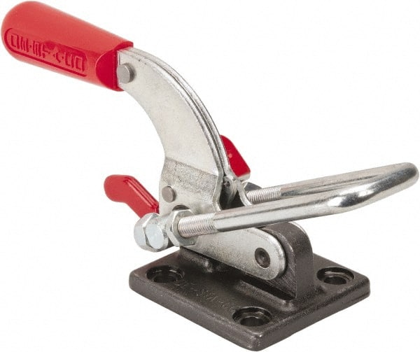 De-Sta-Co 375-R Pull-Action Latch Clamp: Horizontal, 4,000 lb, U-Hook, Flanged Base 