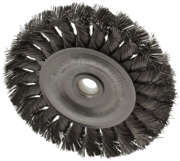 Weiler 94631 Wheel Brush: 4" Wheel Dia, Knotted Image