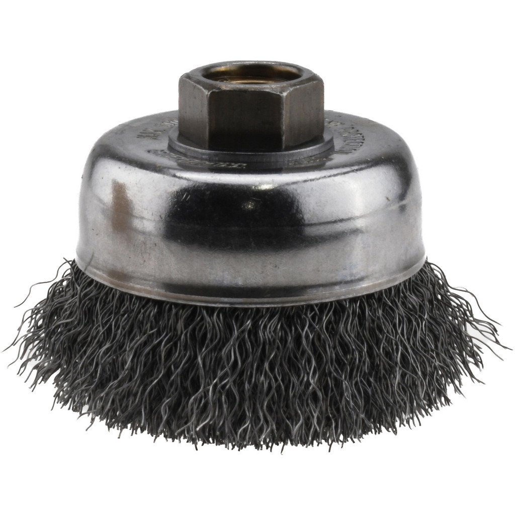 Mercer 5-Pack 3" Crimped Wire Cup Brushes - 1/4" Shank For Die Grinder/Drill